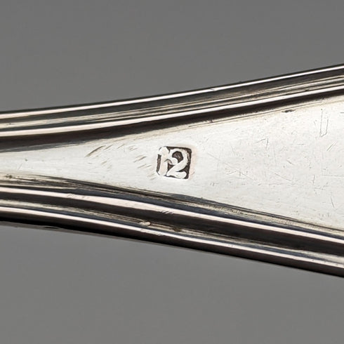 Late 19th Century Antique 750 Silver Tomato Server