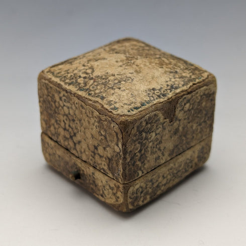 英国ヴィンテージ レザー張り リングボックス Alfred Wolf Ltd