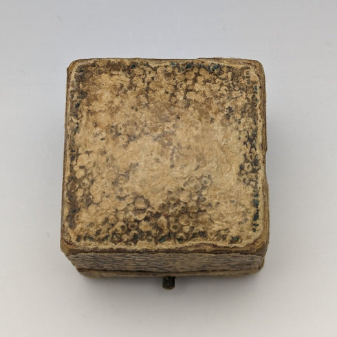 英国ヴィンテージ レザー張り リングボックス Alfred Wolf Ltd