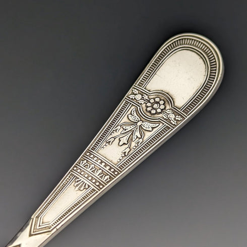 1900年頃 英国アンティーク シルバープレート製ティースプーン6本セット Daniel & Arter