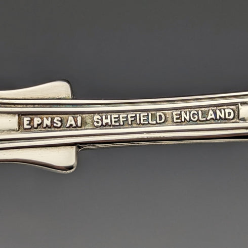 英国ヴィンテージ シルバープレート製 スープスプーン 6本セット Osborne 紙箱入