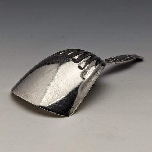 Late 19th Century American Antique Sterling Silver Tea Caddy Spoon Whiting Manufacturing