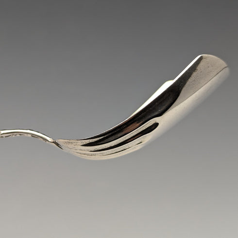 Late 19th Century American Antique Sterling Silver Tea Caddy Spoon Whiting Manufacturing