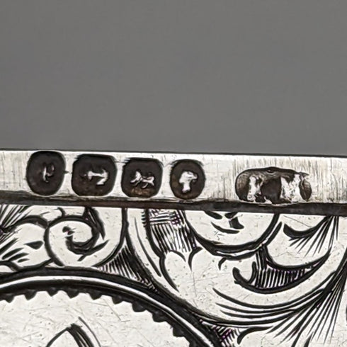 1889年 英国アンティーク 純銀製 ヴェスタケース マッチケース Frederick Marson