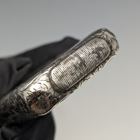 1889年 英国アンティーク 純銀製 ヴェスタケース マッチケース Frederick Marson