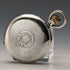 1901 British antique Benson BANK pocket watch silver side open face works well