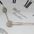 1901 British antique Benson BANK pocket watch silver side open face works well