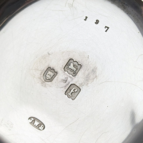 1901 British antique Benson BANK pocket watch silver side open face works well