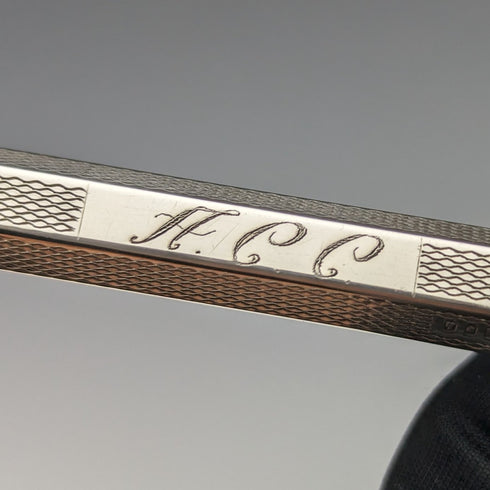 1963年 英国ヴィンテージ ヤード・オ・レッド 純銀製 ヘキサゴン推進式ペンシル ケース入