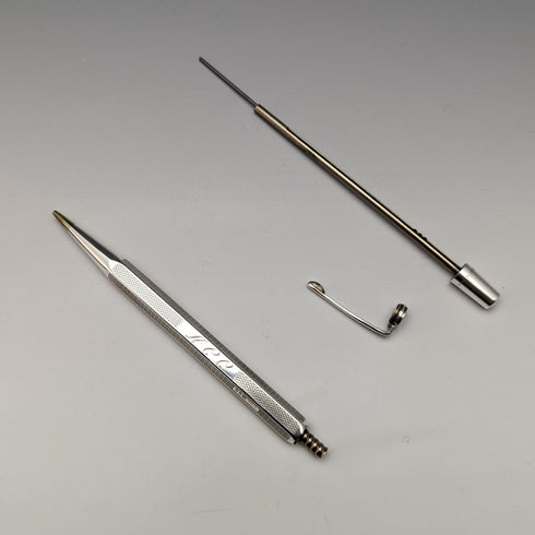 1963年 英国ヴィンテージ ヤード・オ・レッド 純銀製 ヘキサゴン推進式ペンシル ケース入