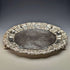 1820s British antique silver plate salva diameter 30cm