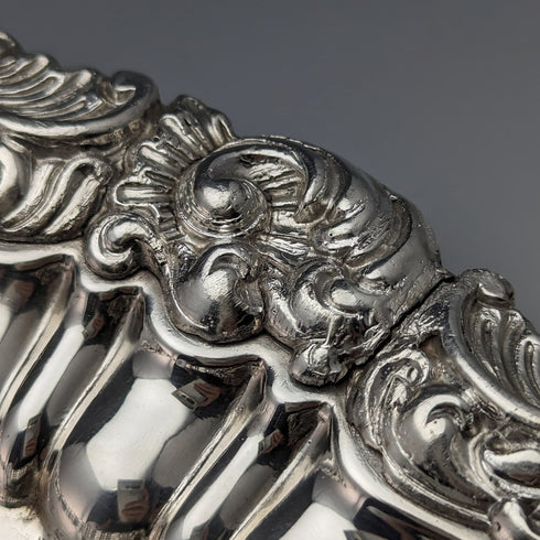 1820年代英國古董銀盤薩爾瓦直徑30厘米