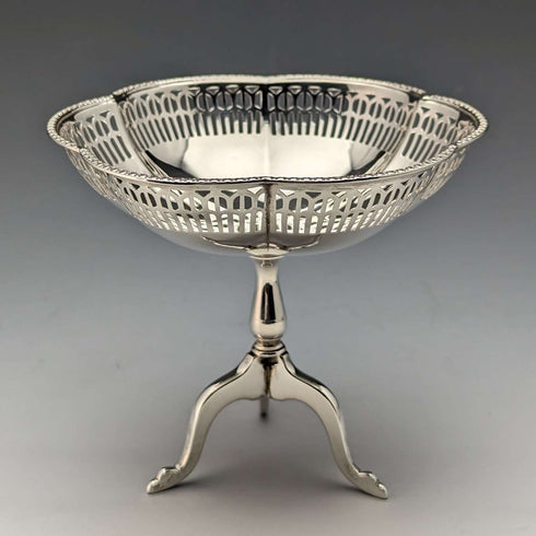 1924 年英國古董純銀蜜餞直徑 12 厘米 145 克 Mappin&Webb