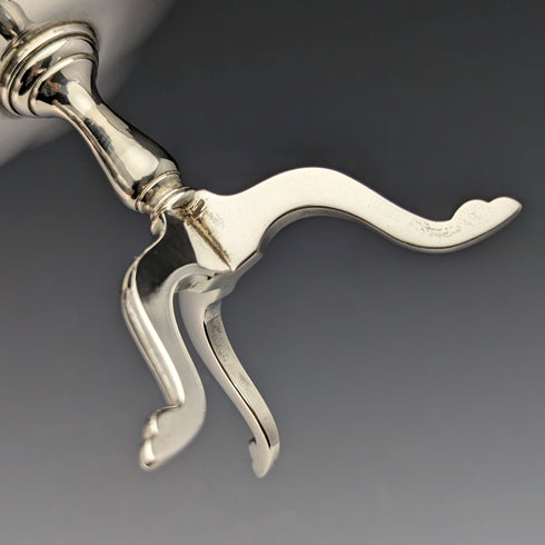 1924年 英国アンティーク 純銀製コンポート 直径12cm 145g Mappin&Webb