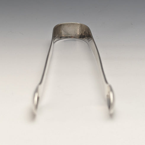 1791 Georgian British Antique Sterling Silver Sugar Tong 33g Samuel Godbehere & Edward Wigan