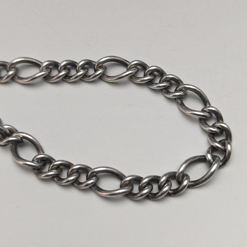 英國復古純銀阿爾伯特鏈 36 克純銀獎章鏈扣