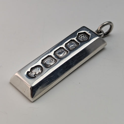 1977年 英国エリザベス2世女王25周年 ジュビリー 純銀インゴット 32g