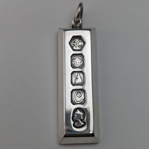 1977年 英国エリザベス2世女王25周年 ジュビリー 純銀インゴット 32g