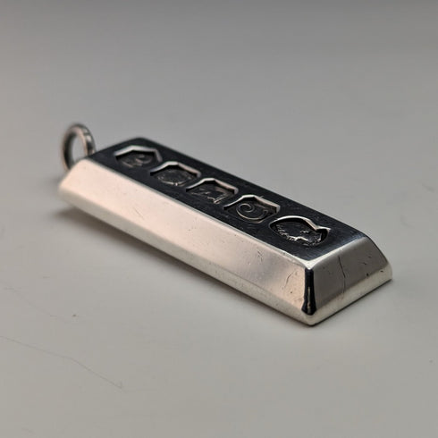 1977年 英国エリザベス2世女王25周年 ジュビリー 純銀インゴット 32g