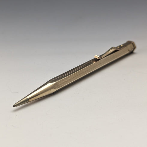 英国ヴィンテージ ヤード・オ・レッド ロールドゴールド製 ヘキサゴン 推進式ペンシル