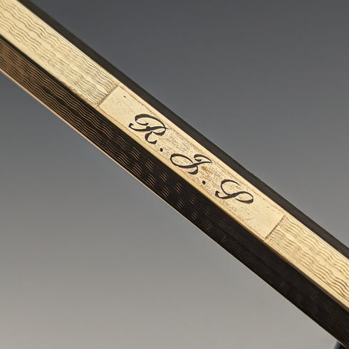 英国ヴィンテージ ヤード・オ・レッド ロールドゴールド製 ヘキサゴン 推進式ペンシル