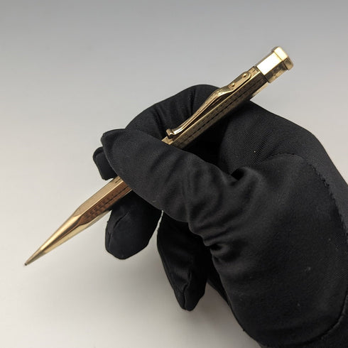 英国ヴィンテージ ヤード・オ・レッド ロールドゴールド製 ヘキサゴン 推進式ペンシル