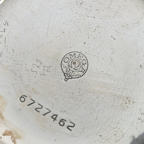 1915年頃 アンティーク オメガ 懐中時計 シルバープレート オープンフェース 動作良好