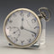 Vintage Swiss PEIGUES pocket watch Art Deco coin type case works well