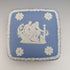 British Vintage Wedgwood Jasperware Square Case Small Case Pale Blue