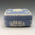British Vintage Wedgwood Jasperware Square Case Small Case Pale Blue