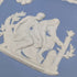 British Vintage Wedgwood Jasperware Square Case Small Case Pale Blue