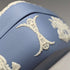 British Vintage Wedgwood Jasperware Square Case Small Case Pale Blue