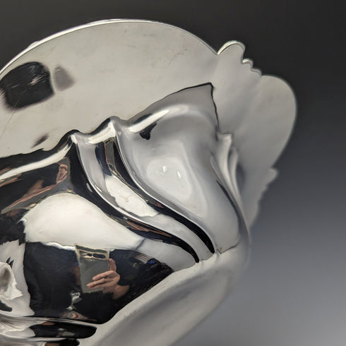 1898 年左右美國古董純銀碗直徑 30 厘米 517 克 Meriden Britannia