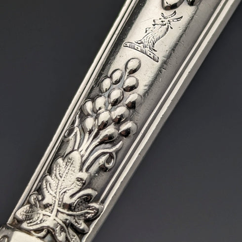 1838年 英国アンティーク 純銀製ハンドル カトラリー6ペアセット 箱入り Charles Needham