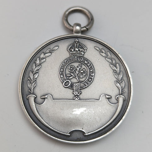 1930 年英國復古純銀板球獎章帶扣海軍、陸軍和空軍學院