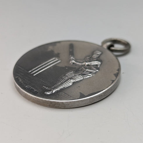 1930 年英國復古純銀板球獎章帶扣海軍、陸軍和空軍學院