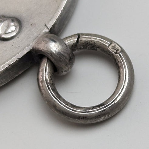 1930 年英國復古純銀板球獎章帶扣海軍、陸軍和空軍學院