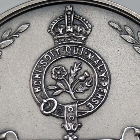 1930年 英国ヴィンテージ 純銀製クリケットメダルフォブ Navy, Army & Air Force Institute