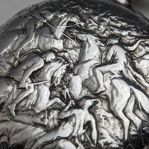 Around 1911 Antique Longines pocket watch Relief engraving Silver side open face Works well