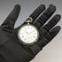 Around 1911 Antique Longines pocket watch Relief engraving Silver side open face Works well