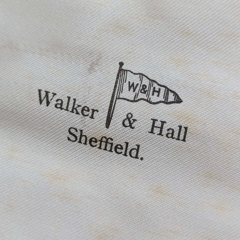 Around 1950 British vintage silver-plated serving cutlery set in case WALKER&HALL