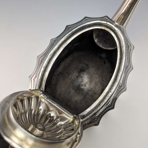 Around 1895 British antique silver plated teapot Walker & Hall
