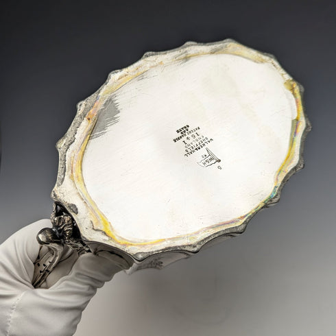 1895年頃 英国アンティーク シルバープレート製ティーポット Walker & Hall