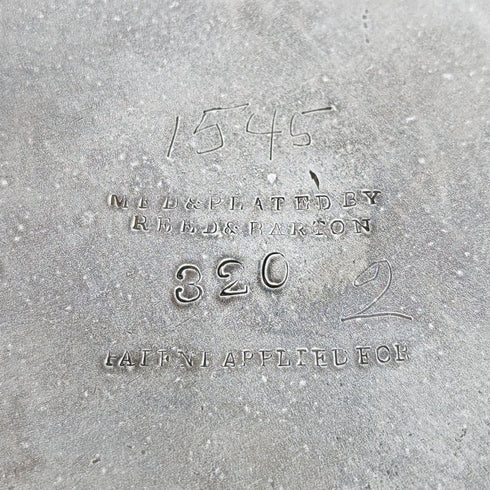 アンティーク シルバープレート 懐中時計ホルダー&ジュエリーボックス Reed&Barton