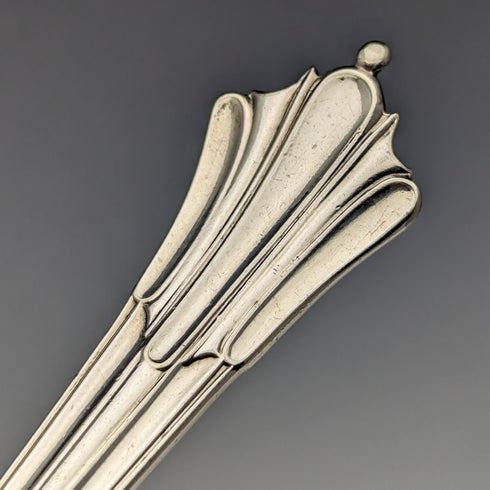 Late 19th century British antique silver plate server set GOLDSMITHS & SILVERSMITHS