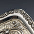 1909年 英国アンティーク 純銀 レリーフ彫刻 ドレッシングテーブルトレイ 354g W.G.Keight