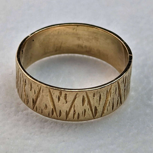 1972 British vintage jewelry K9 gold ring ring