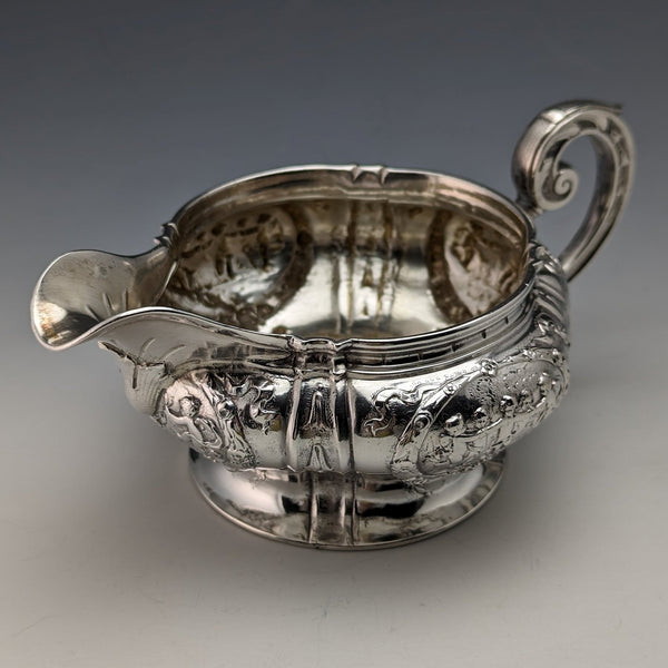 1900 German antique 800 silver cream jug 180g Storck & Sinsheimer