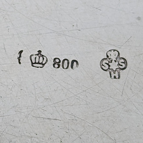 1900 German antique 800 silver cream jug 180g Storck & Sinsheimer