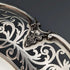 1905年 英国アンティーク 純銀製 ピアス装飾サルヴァ 直径26cm 484g William Mammatt